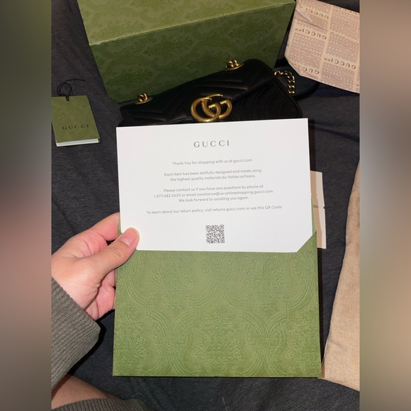 GUCCI - GG Marmont matelassé mini bag - Picture 9 of 16